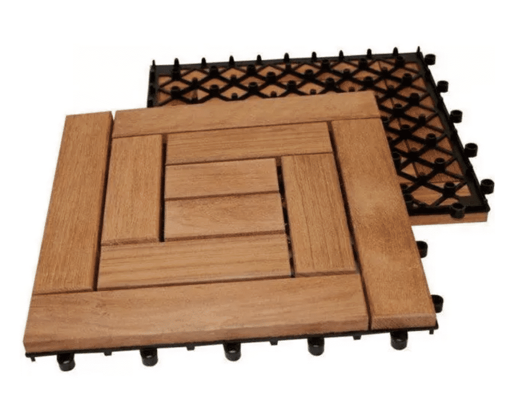 Trall Teak Deltaplattan C 30×30