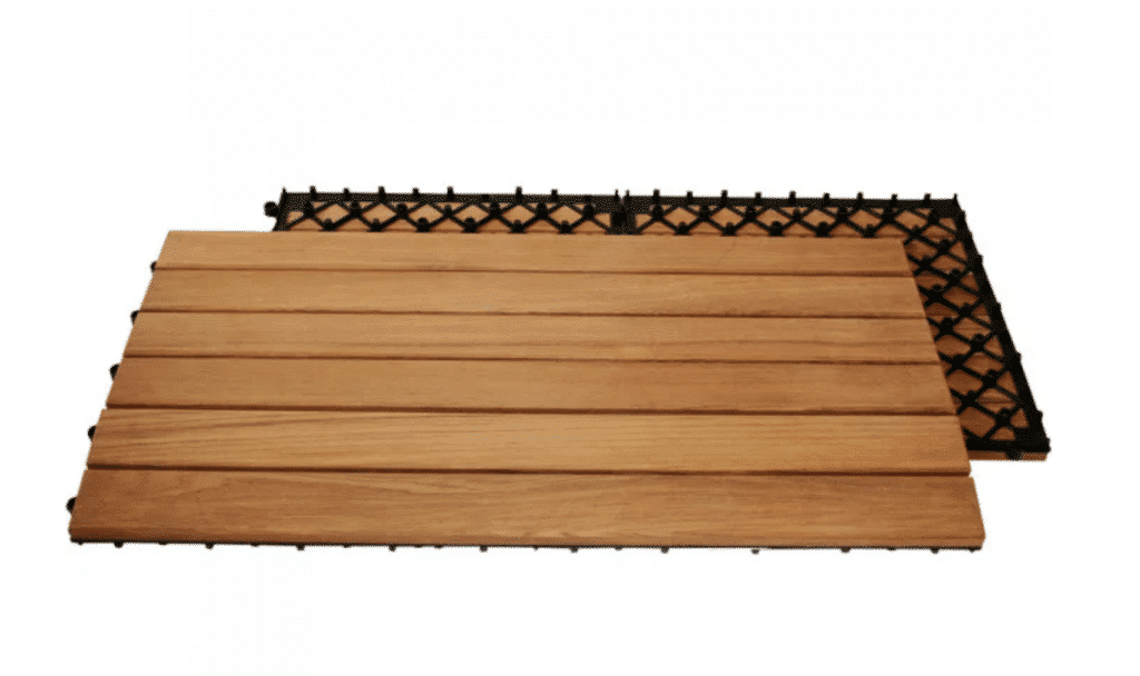 Trall Teak Deltaplattan 30×60 Typ D Höger