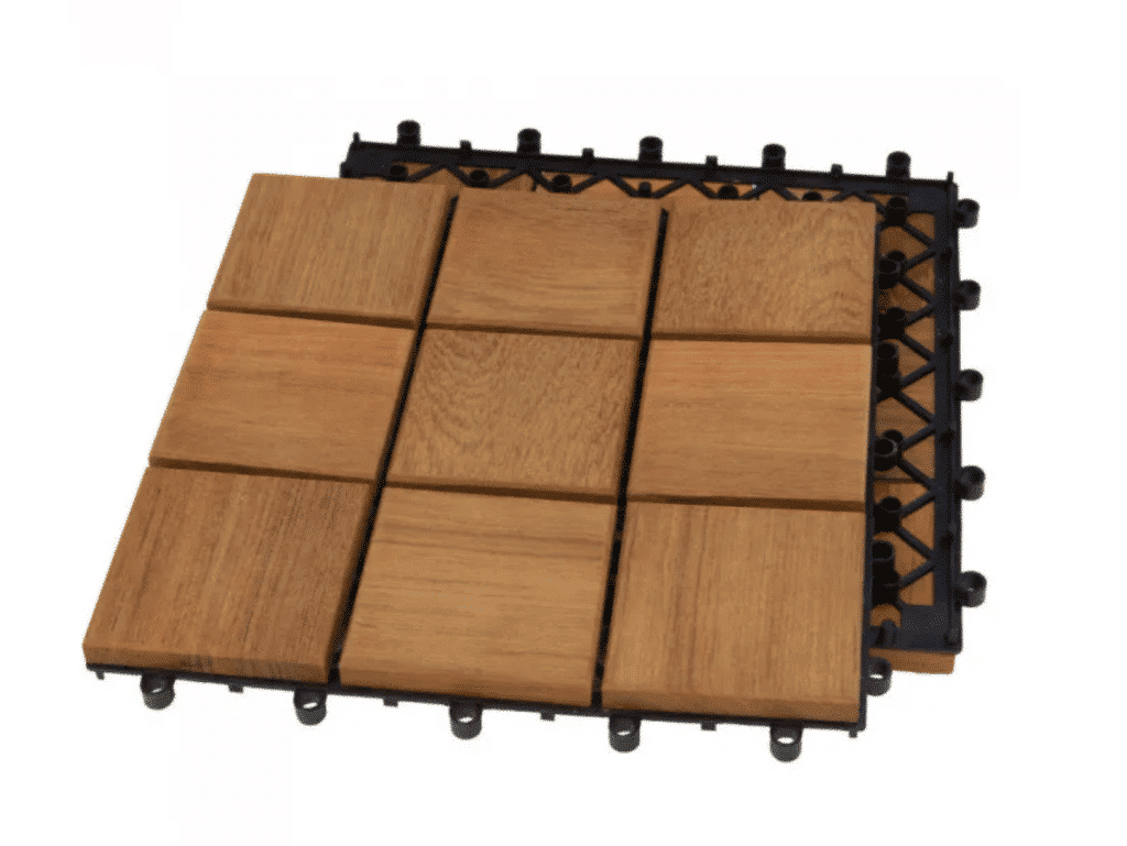 Trall Teak Deltaplattan H 30×30
