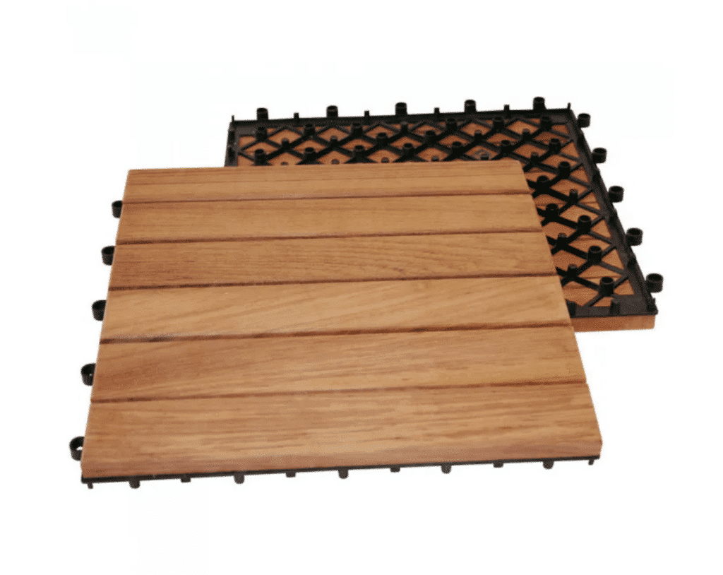 Trall Teak Deltaplattan A Höger 30×30