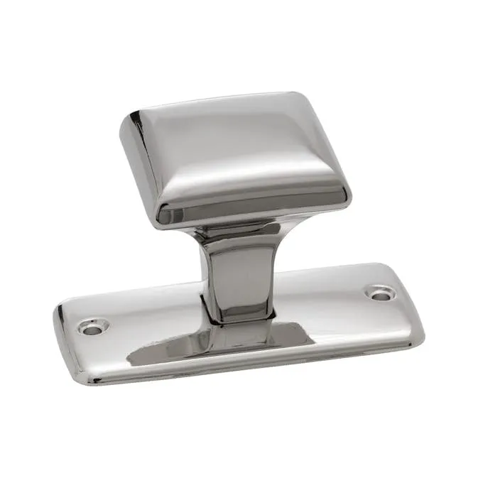 Knopp Beslag Design Platta 25568 Förnicklad